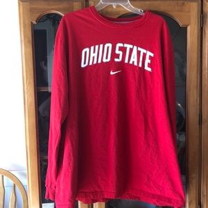 Nike long sleeve Ohio State T-shirt.